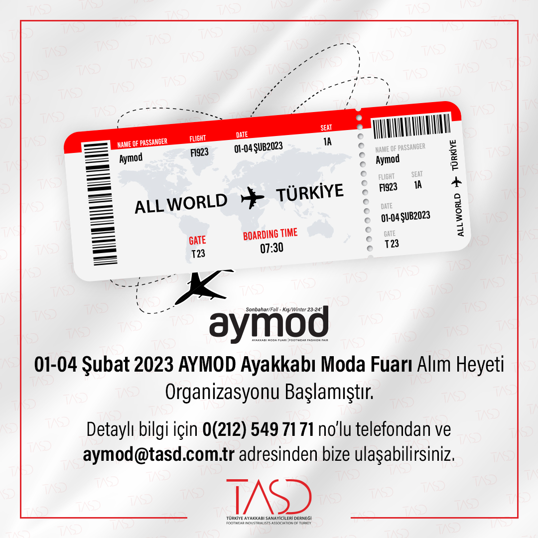 01-04 FEBRUARY 2023 AYMOD Shoe Fashion Fair Purchasing Committee Organization Registrations Have Started!