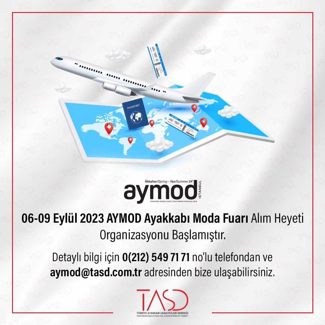06 – 09 SEPTEMBER 2023 AYMOD Shoe Fashion Fair Purchasing Committee Organization Registrations Have Started!